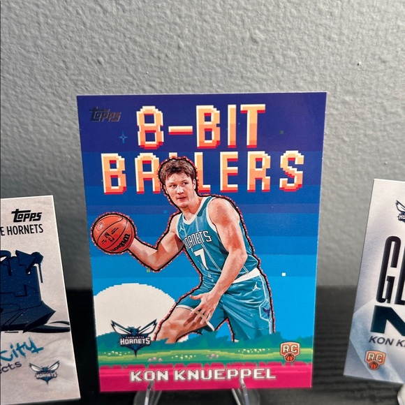 Charlotte Hornets Kon Knueppel NBA Topps Rookie card lot Duke Basketball - Picture 3 of 5